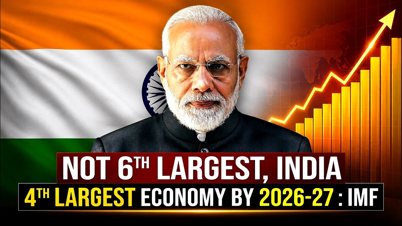 India will Become World's 4th largest economy by 2026 or 2027 | Future of India Economy | GDP Growth