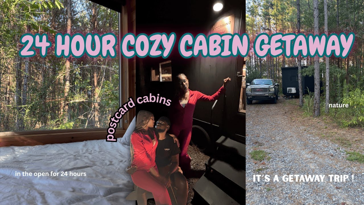 Cozy Couples Cabin Getaway 💕 | 24 Hours of Love, Food & Views