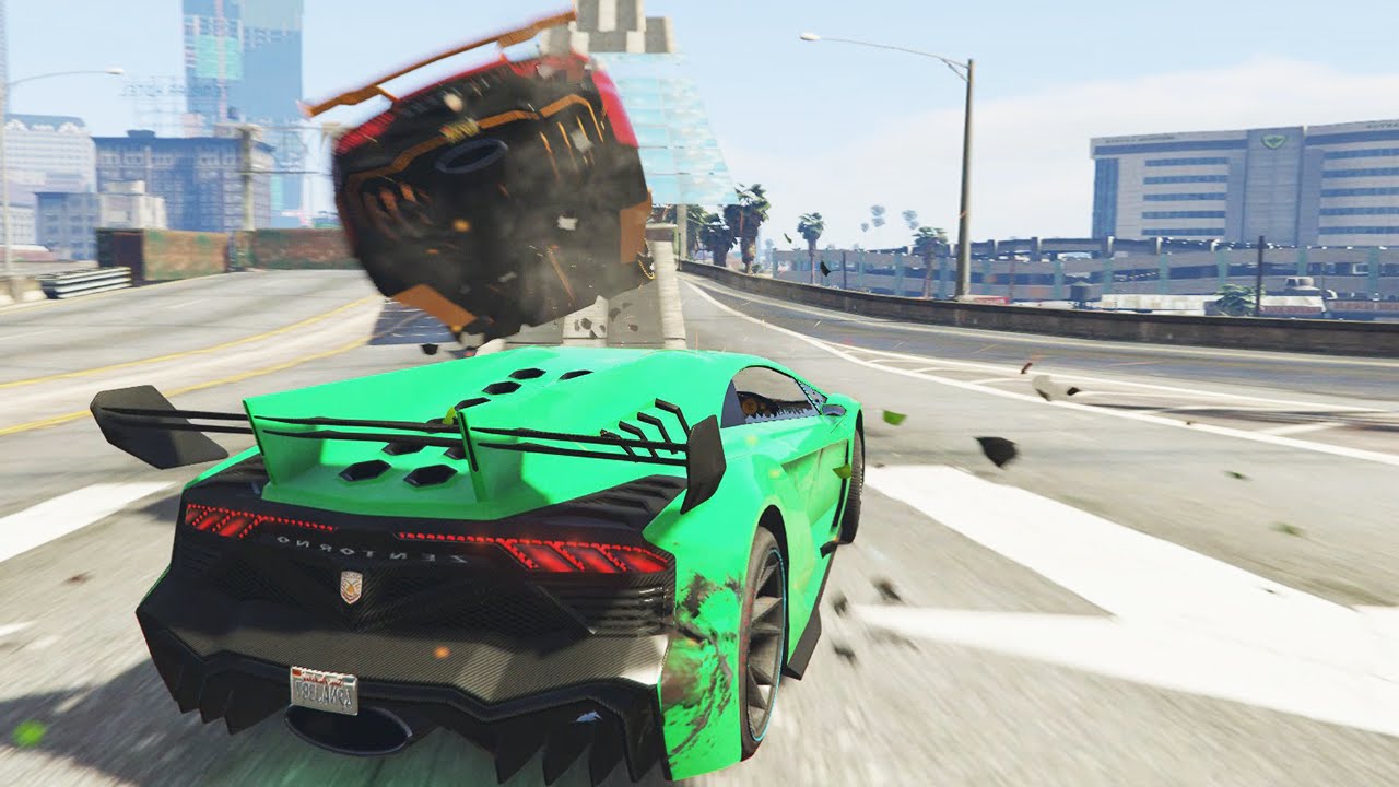 EXTREME CAR BUMPS! (GTA 5 Funny Moments)