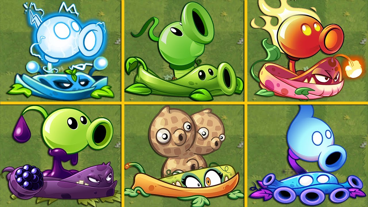Plants vs Zombies 2 All Vine Plants!