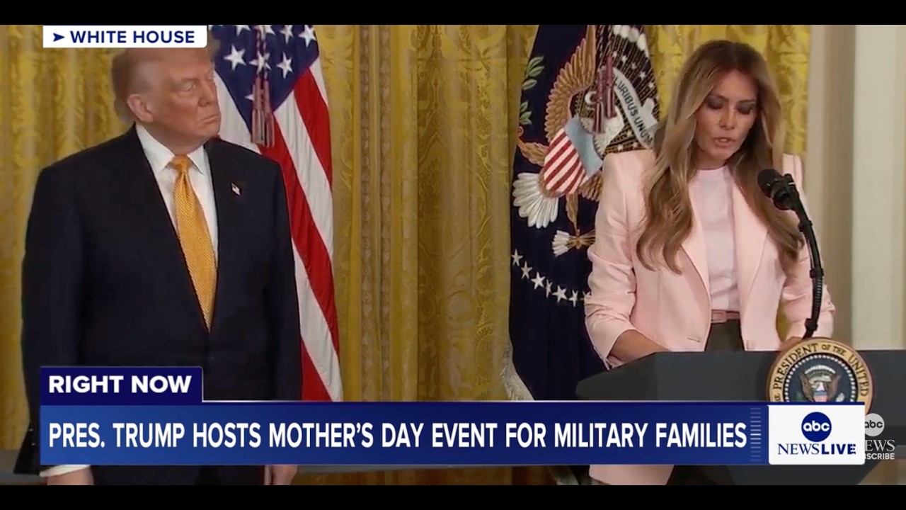 President Trump hosts Mother&rsquo;s Day event for military families at the White House: LIVE