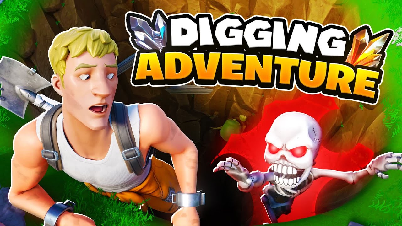 DIGGING ADVENTURE In Fortnite - Speedrun LiveStream