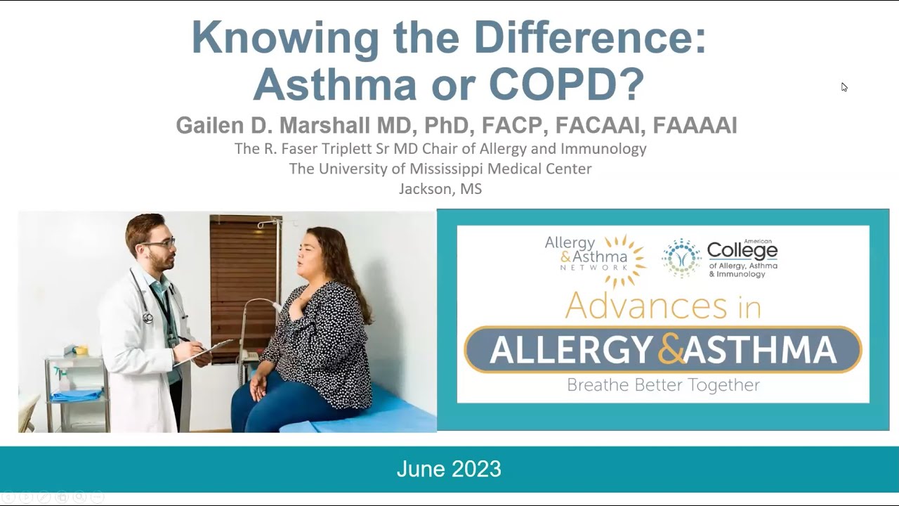 Knowing the Difference: Asthma or COPD?