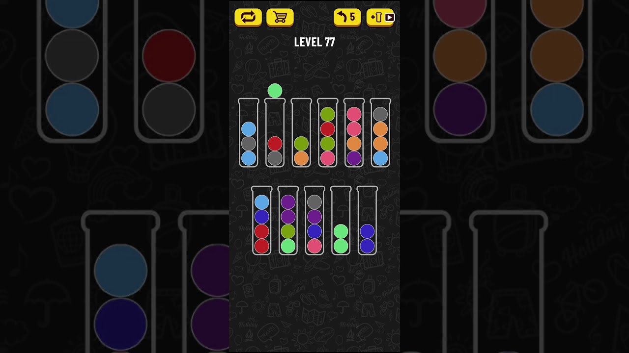 Ball Sort Puzzle - level 77