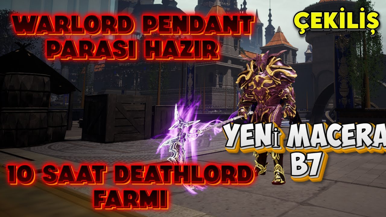 10 SAAT DEATHLORD FARMI / WARLORD PENDANT PARASI HAZIR / RİSE ONLİNE YENİ MACERA B7 #riseonline