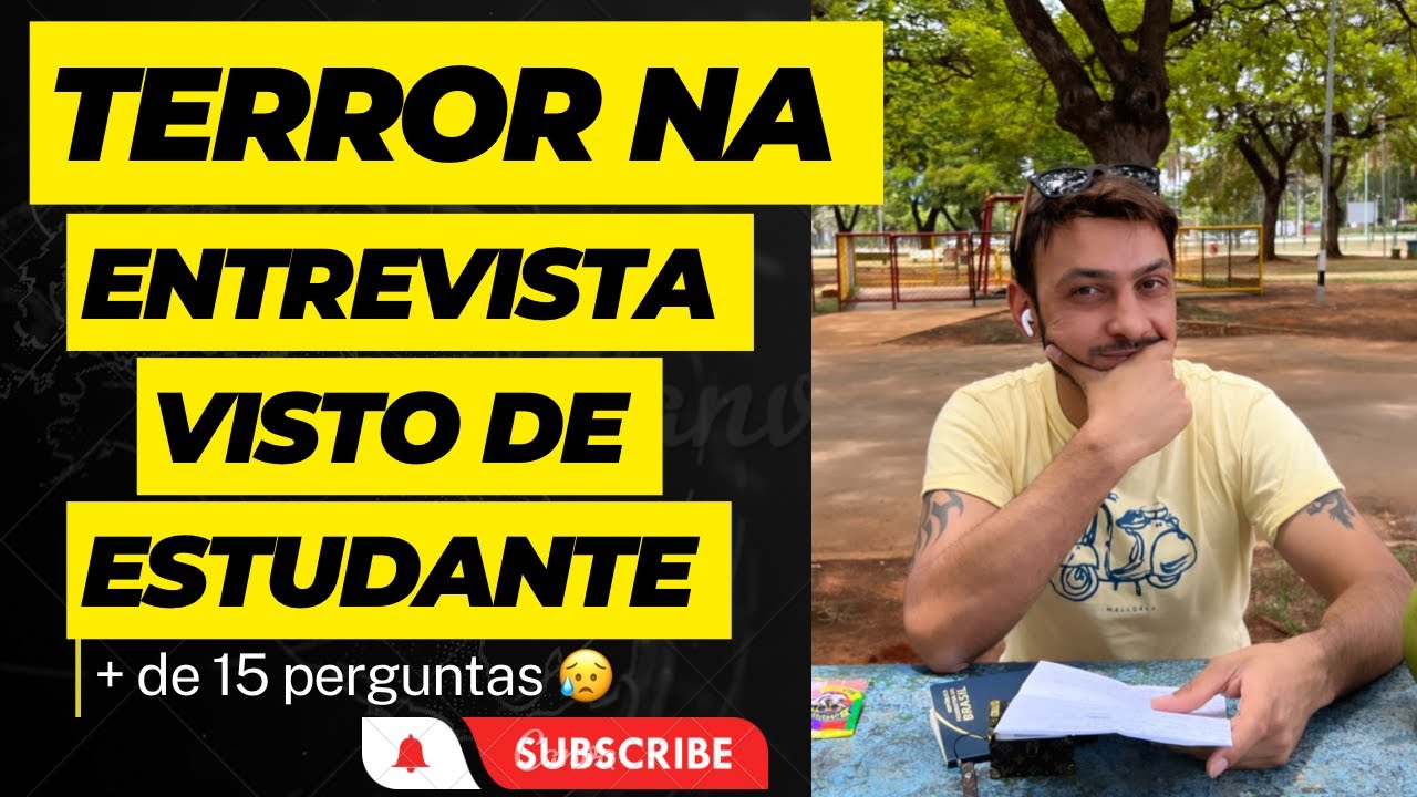 VISTO DE ESTUDANTE | ENTREVISTA VISTO DE ESTUDANTE EUA - Perguntas feitas no consulado americano(F1)