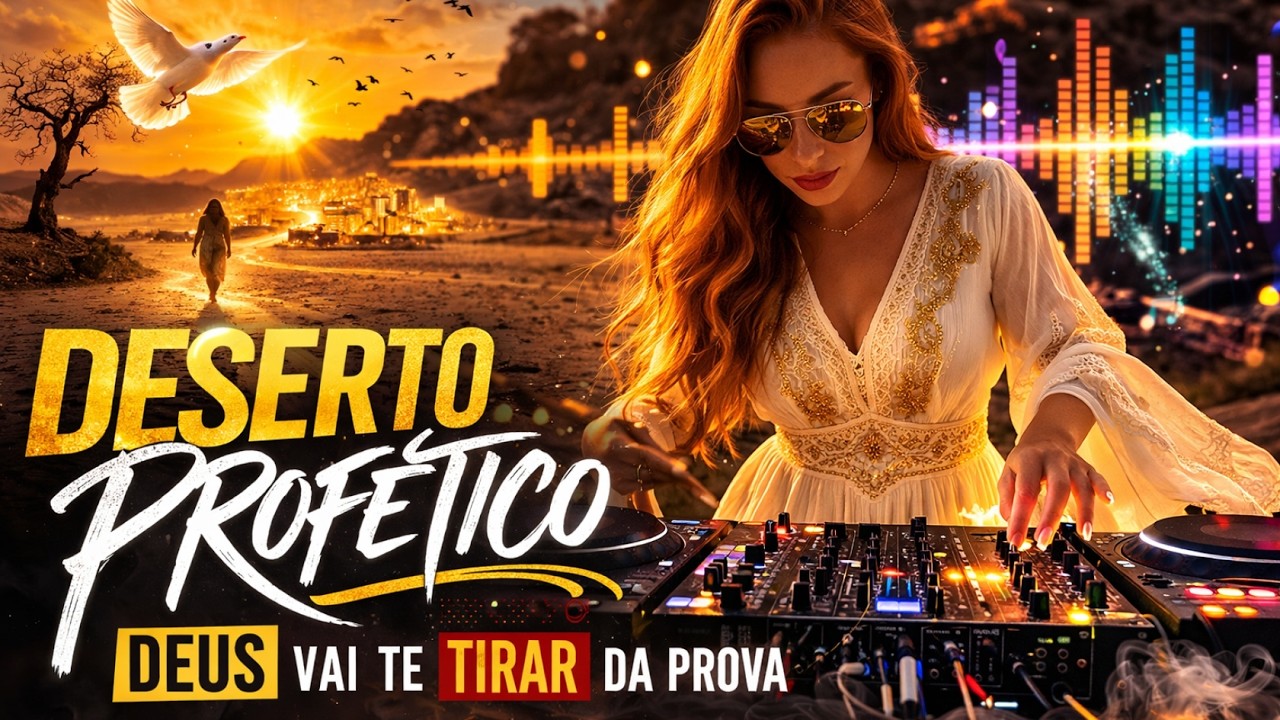 DESERTO PROFÉTICO 🌵🔥 Deus Vai Te Tirar da Prova | Gospel Eletrônico para Oração e Esperança