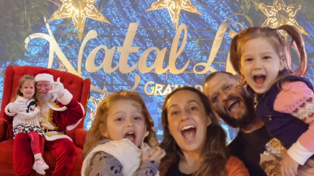 Fomos no Desfile de Natal 2024 em Gramado 🎄👨‍👩‍👧‍👧🎄 e vimos o 🎅PAPAI NOEL🎅! We saw 🎅Santa Claus🎅🎄