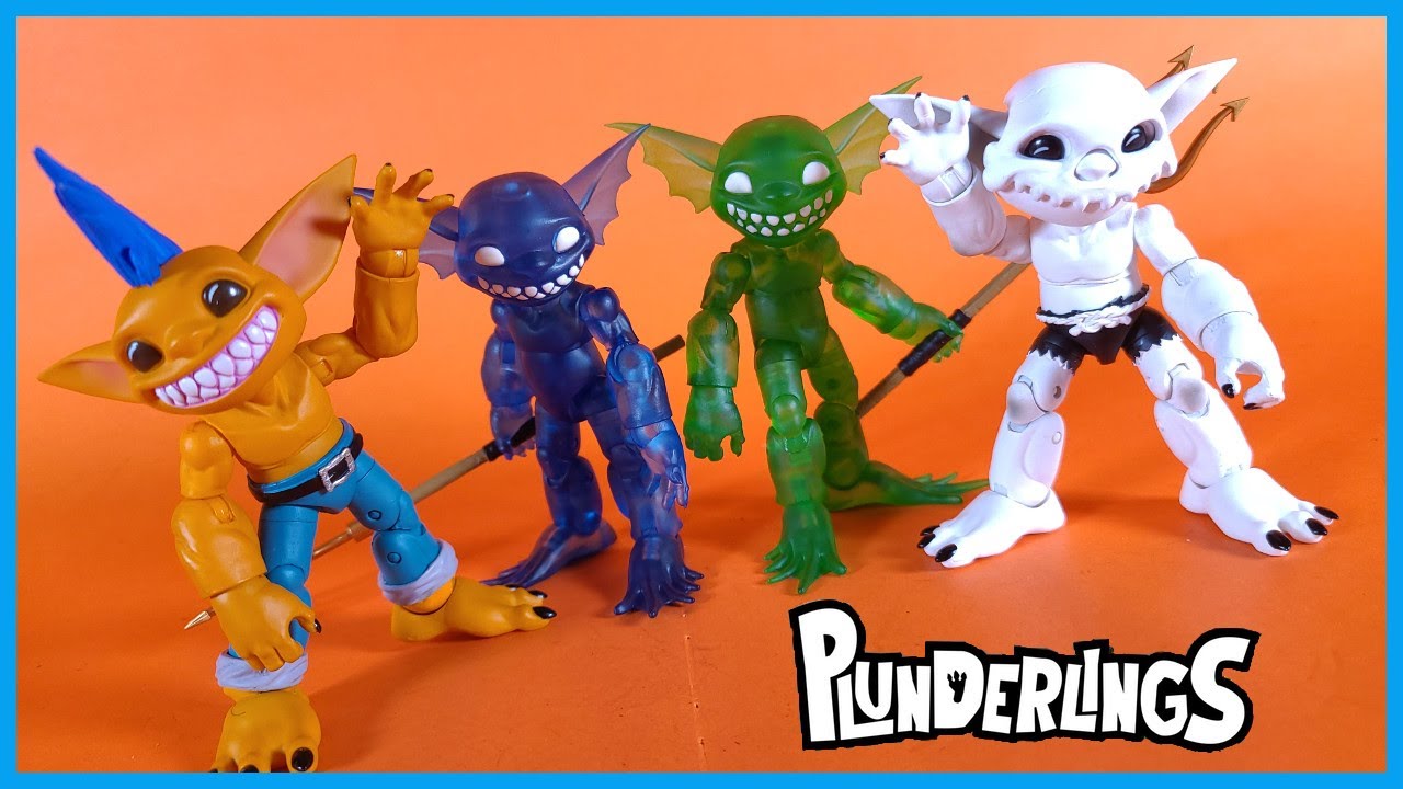 Lone Coconut PLUNDERLINGS Kickstarter Feral & Drench Action Figure Review
