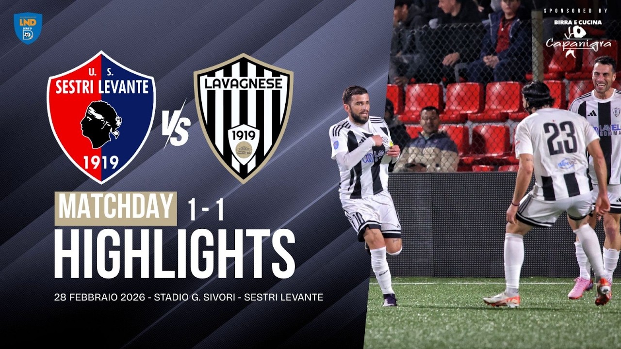 HIGHLIGHTS SESTRI LEVANTE vs LAVAGNESE 1-1 HIGHLIGHTS | 28/02/2026