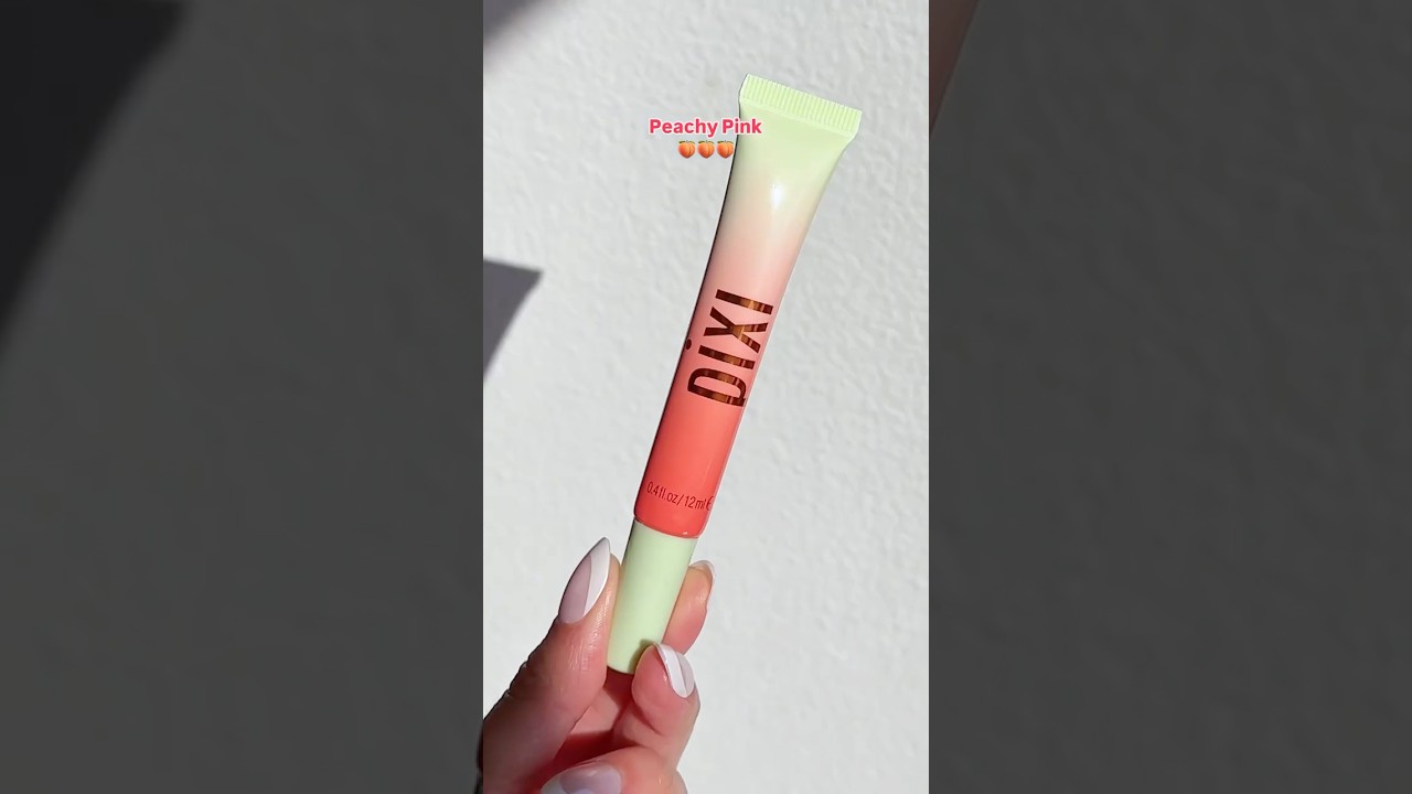 LipTone in PeachyPink transforms into your ideal shade of peachy-pink! #PixiBeauty