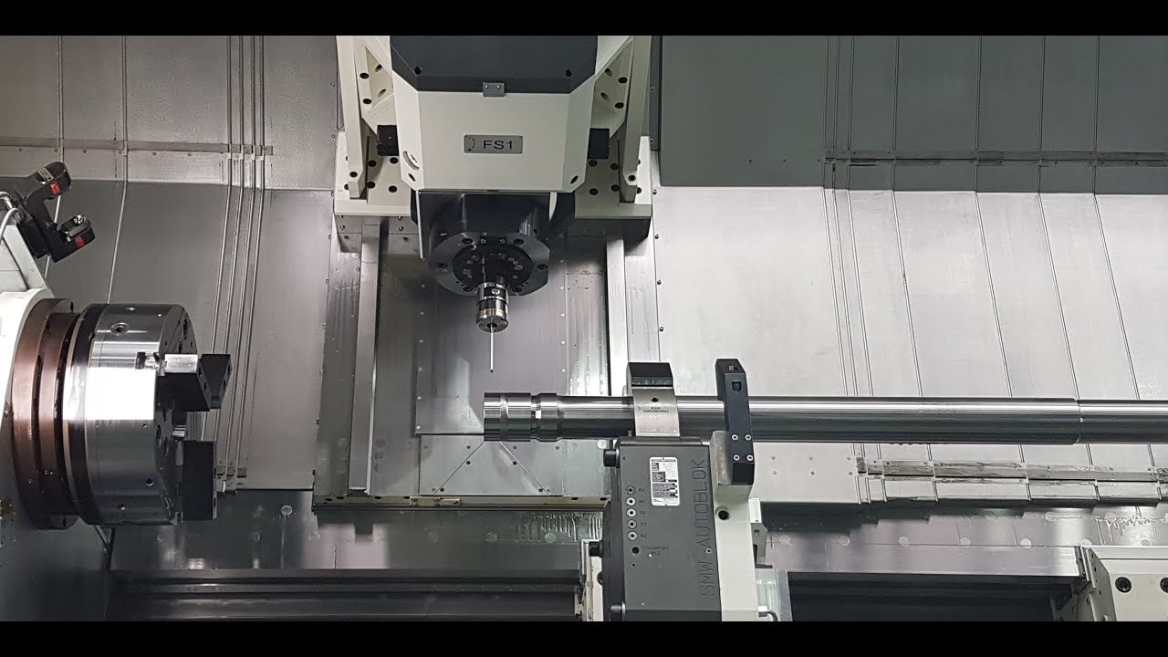 NILES-SIMMONS Center Axis Alignment: Fully automated complete machining of turbine & special shafts