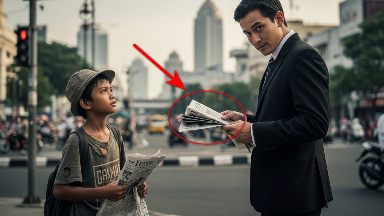 KISAH VIRAL❗Bocah Penjual Koran Ungkap Rahasia Bos Besar, Tahu Skandal yang Bisa Hancurkan Segalanya