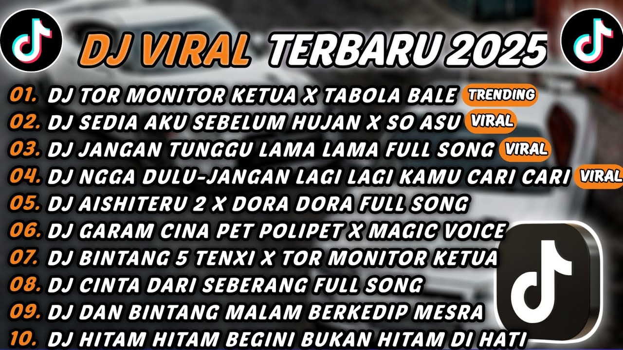 DJ TIKTOK TERBARU 2025 - DJ TOR MONITOR KETUA X TABOLA BALE🎵DJ SEDIA AKU SEBELUM HUJAN X SO ASU🎵