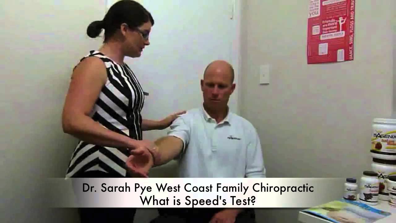 Ask the Hillarys Chiropractor What is Speed's Test?
