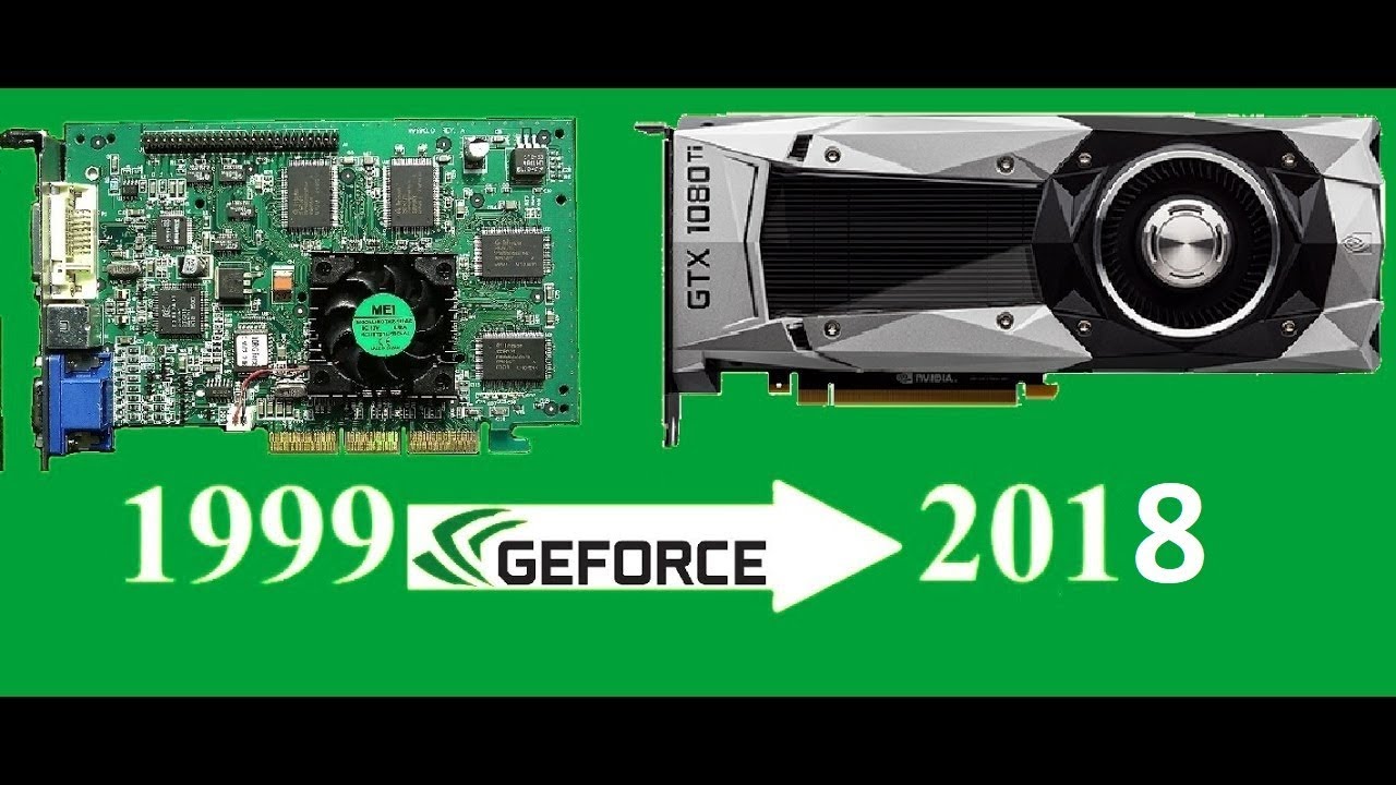 Evolution of NVIDIA GeForce 1999 - 2018