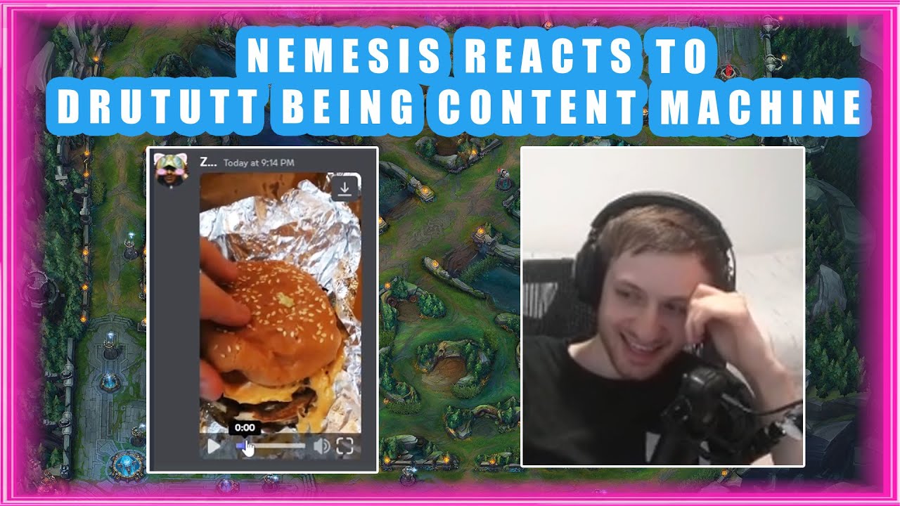 Nemesis Reacts to DRUTUTT Being CONTENT MACHINE 👀