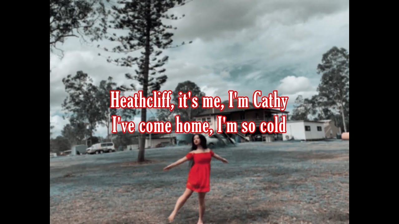 Wuthering Heights Lyrics - Kate Bush (visualiser)