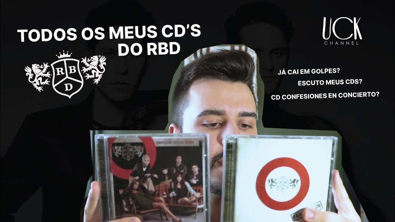 Minha COLEÇÃO DE CD's DO RBD