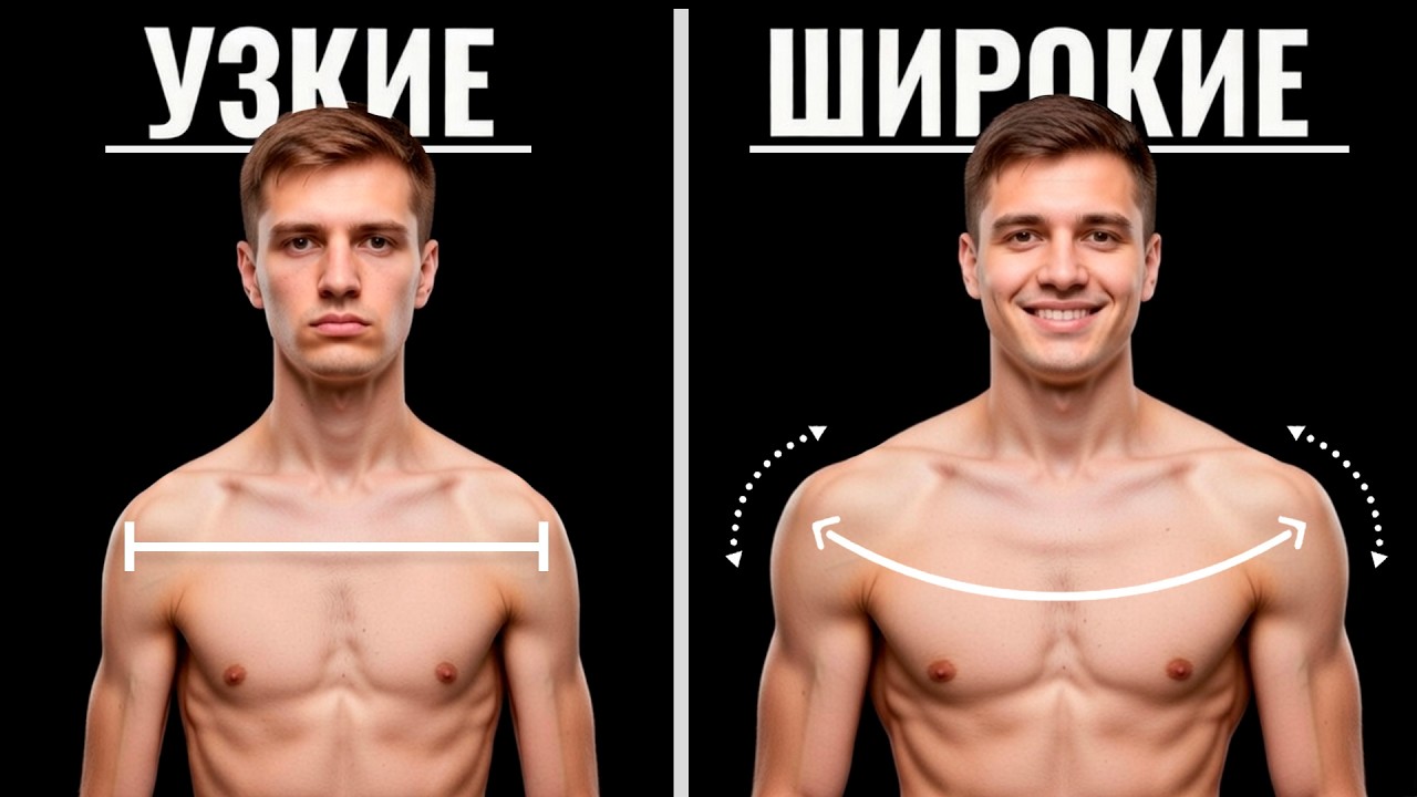 Всего 2 упражнения - и твои плечи станут шире