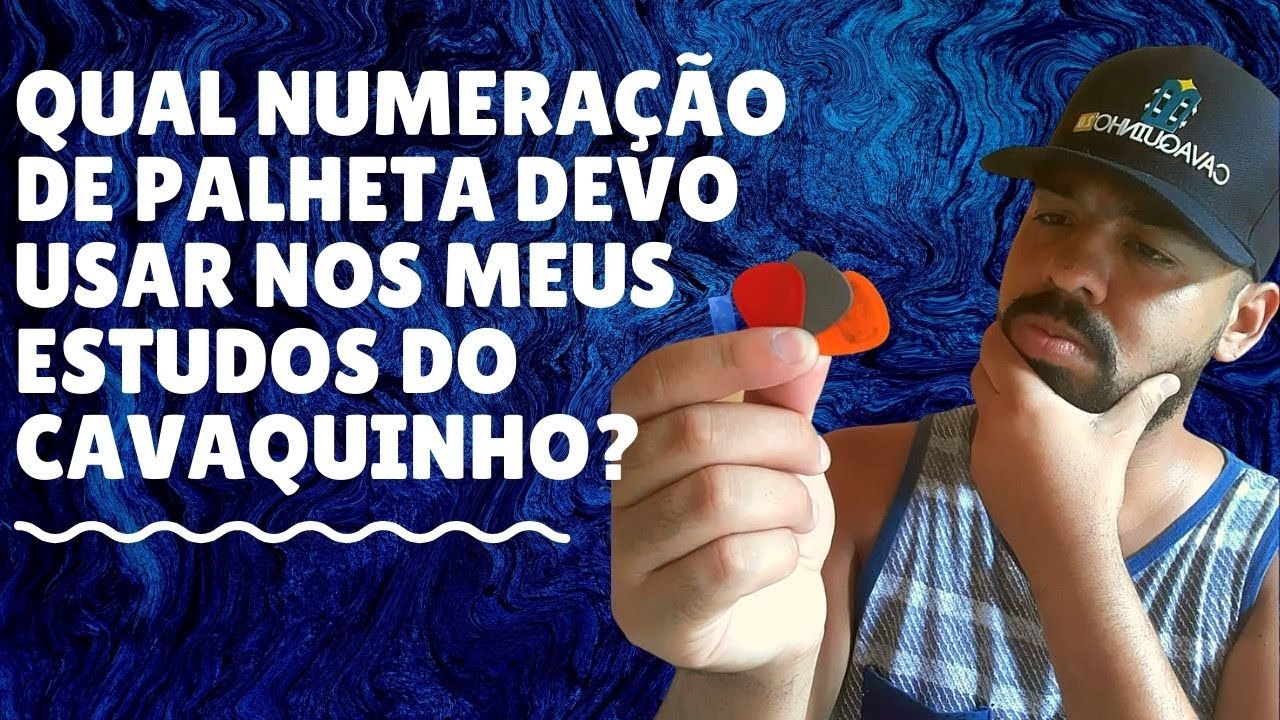 Qual Numeração de Palheta é Melhor Para Meus Estudos do Cavaquinho? Professor Damiro