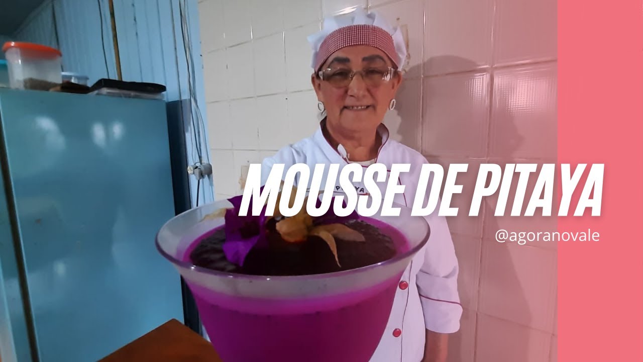 Aprenda a fazer  mousse de Pitaya