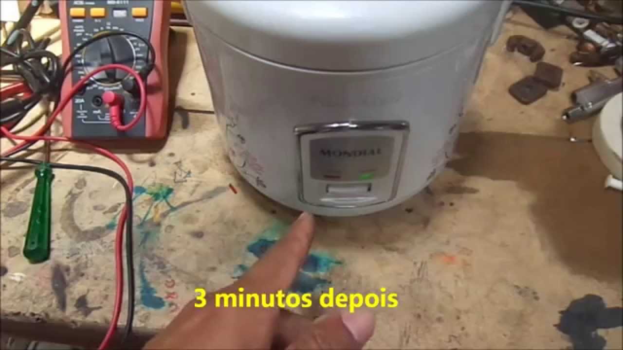 Panela eletrica  com defeito não cozinha, só aquece
