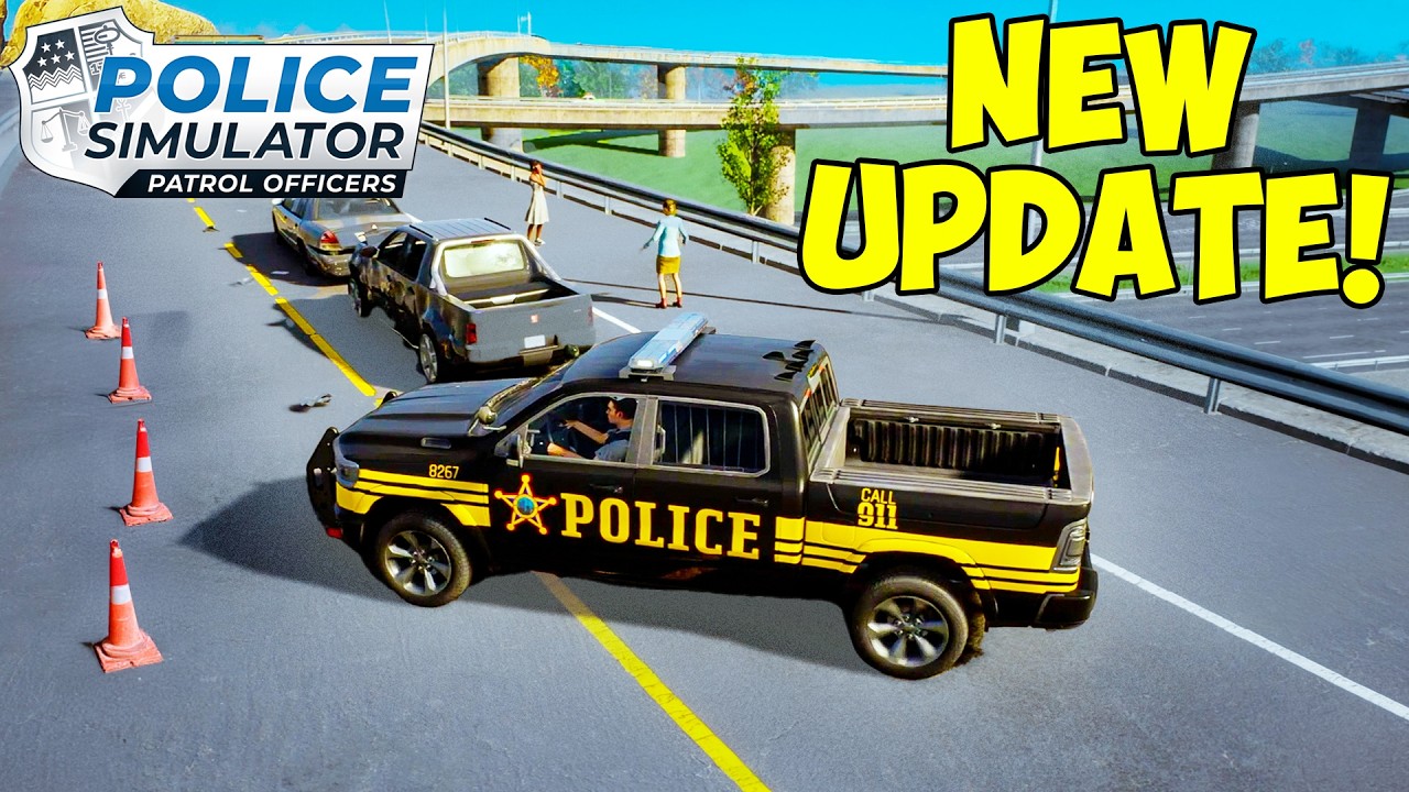 NEW POLICE SIMULATOR PATROL OFFICERS | HIGHWAY DLC POLICE SIM GAMEPLAY