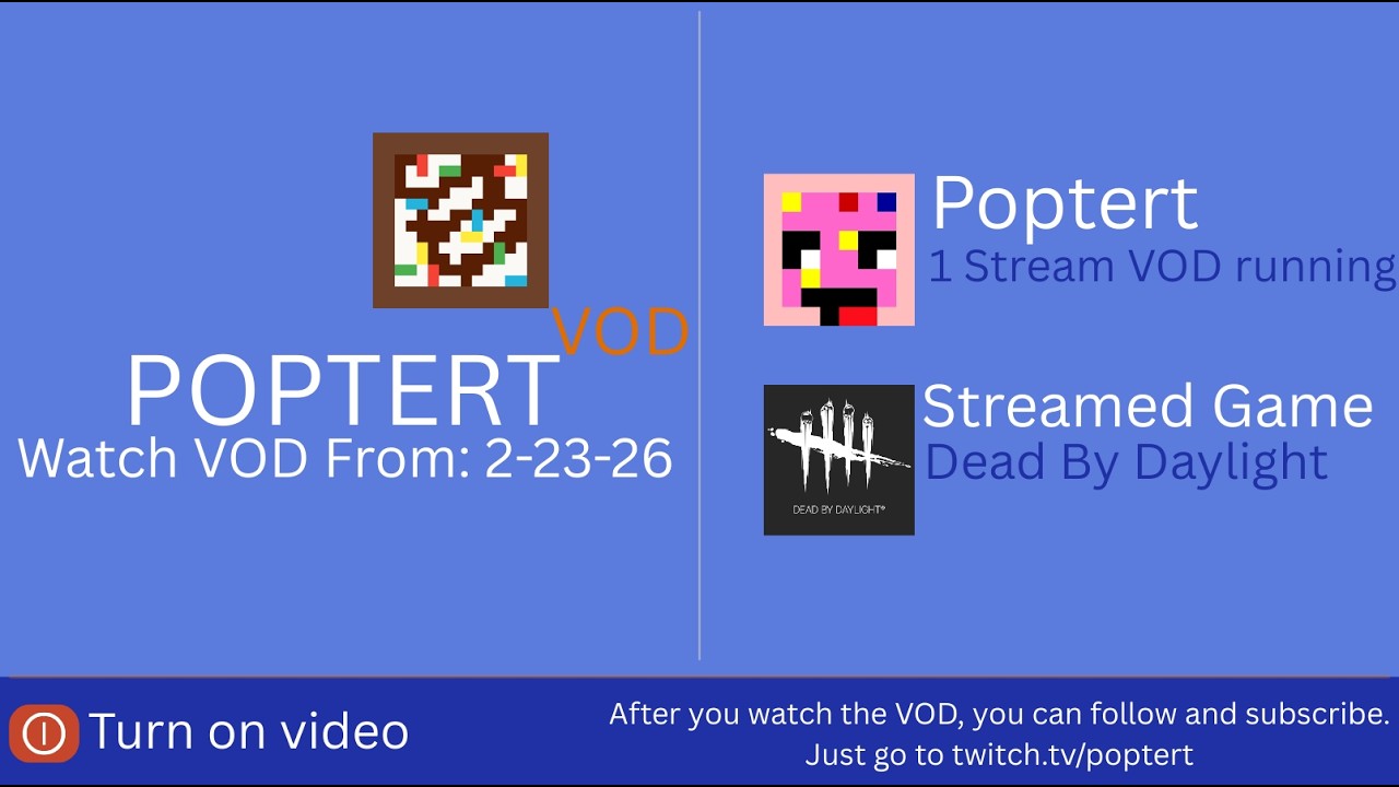 VOD | P3 All Killers!! | ~cmds For Links! | DBD 2-23-26