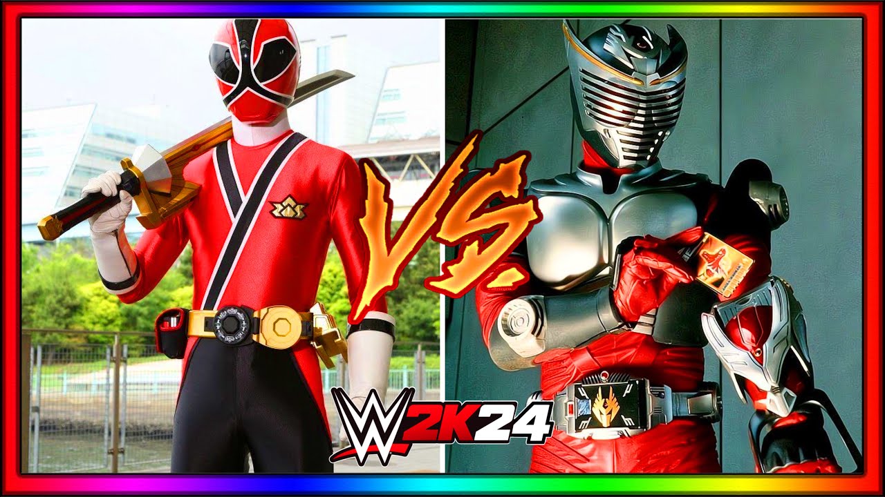 A TOKUSATSU SHOWDOWN! - WWE 2K 24 Gameplay