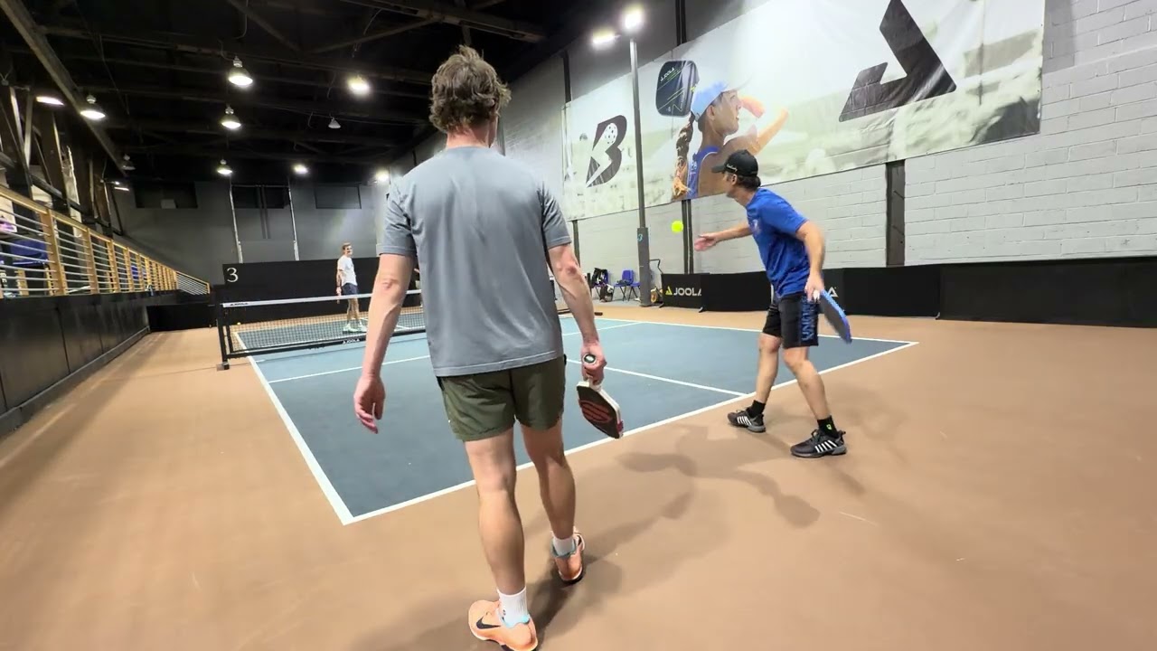 4.5 Pickleball. Resets, Counters and Patience at Bounce Wilmington, DE. Dan/Mark vs Shawn/Jake 4
