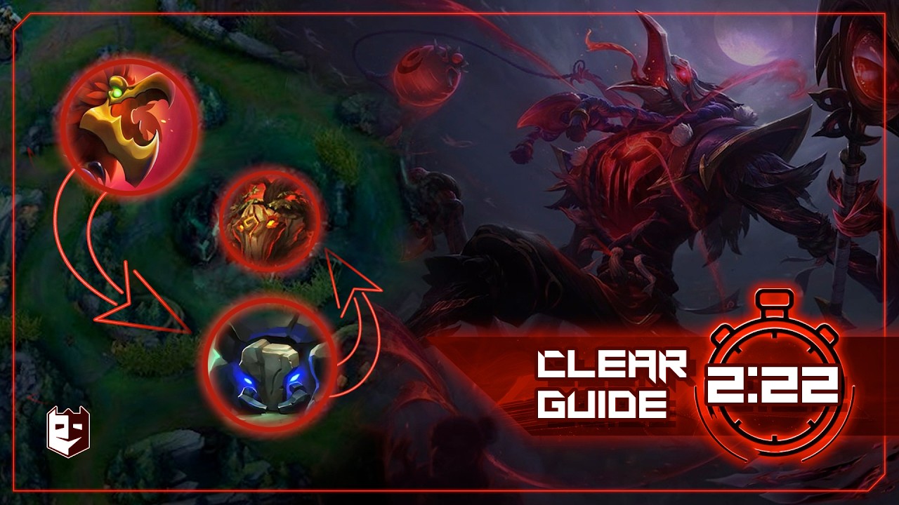 Fiddlesticks Full Clear Guide &ndash; 2:22 Raptor Start Jungle Path (Explained)