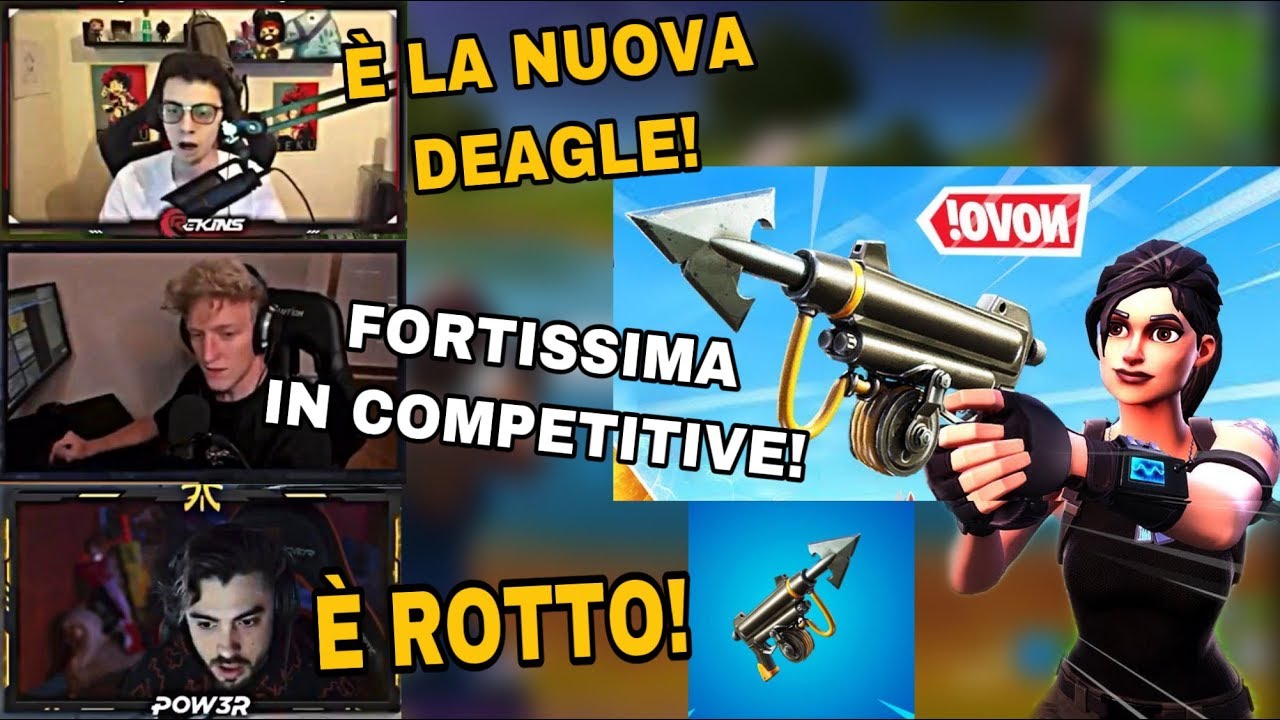 Streamer provano e reagiscono alla *NUOVA* arma HARPOON GUN!