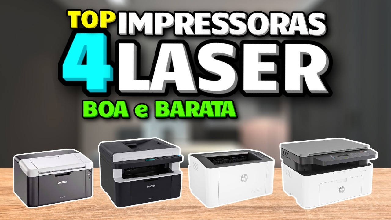 🖨️  Melhor Impressora Laser Custo Benefício 2026! Qual a Melhor Impressora Laser Boa e Barata?