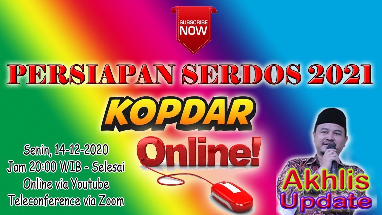 KEGIATAN KOPDAR ONLINE INFO SERDOS EDISI 14-12-2020