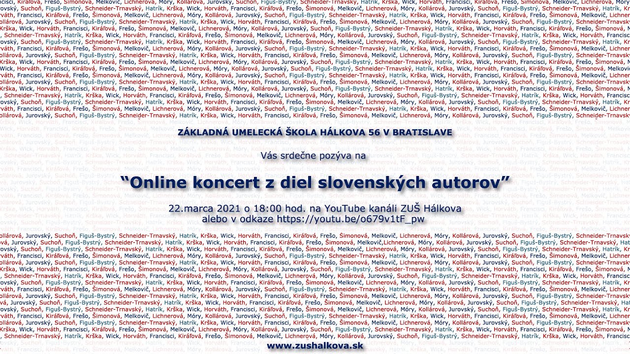 &ldquo;Online koncert z diel slovensk&yacute;ch autorov