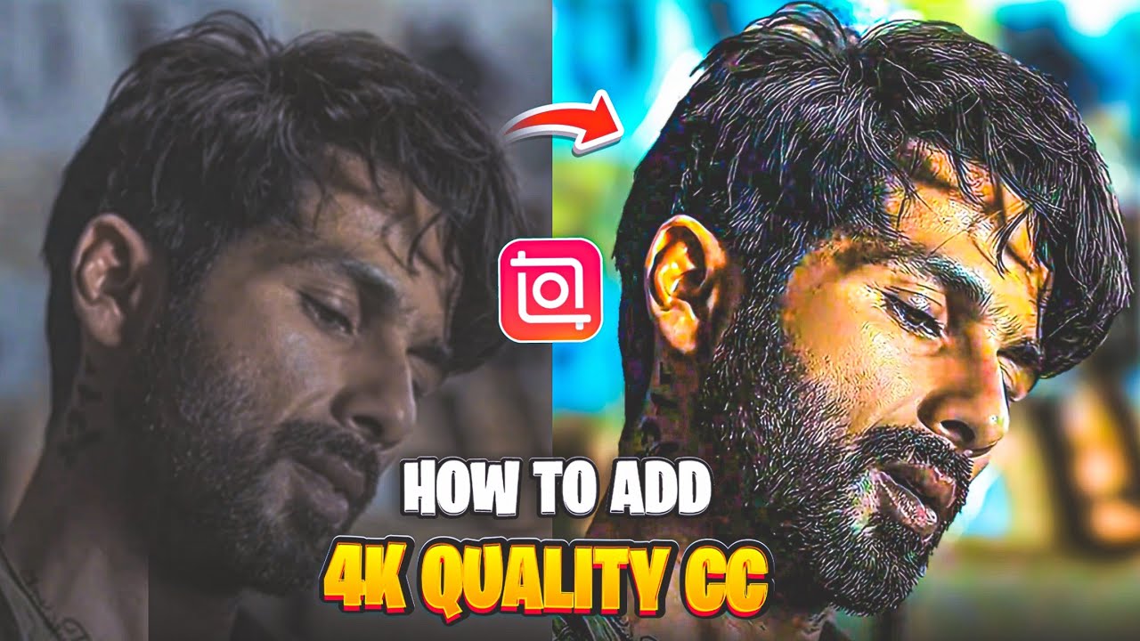 Inshot 4K Cc Sharpen Quality Video Editing | How To Enhance Video Quality In Inshot - Aarya Editz