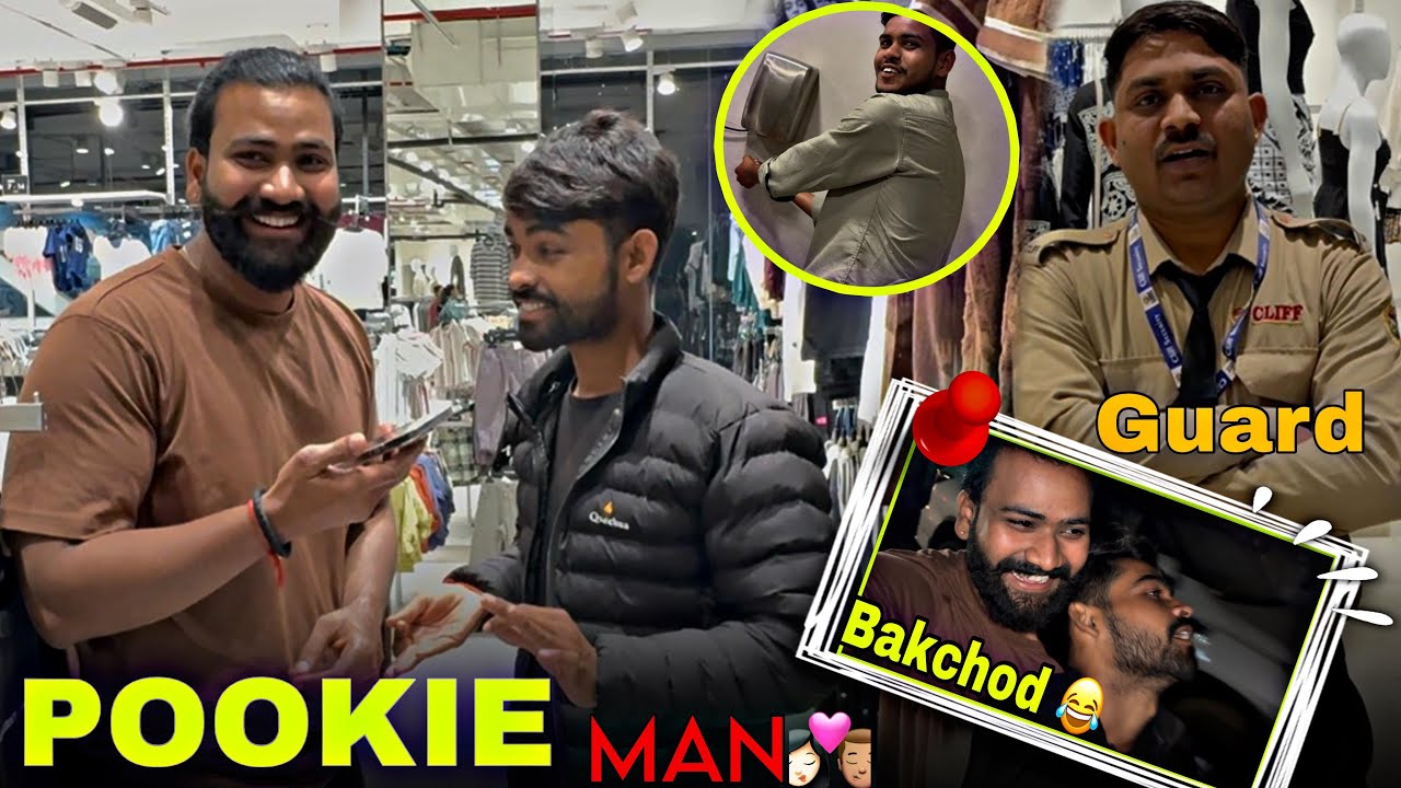 MALL KI DHAJJIYAN UDA DI 🤣 POOKIE MAN 😘@aryanmandeliya6668 