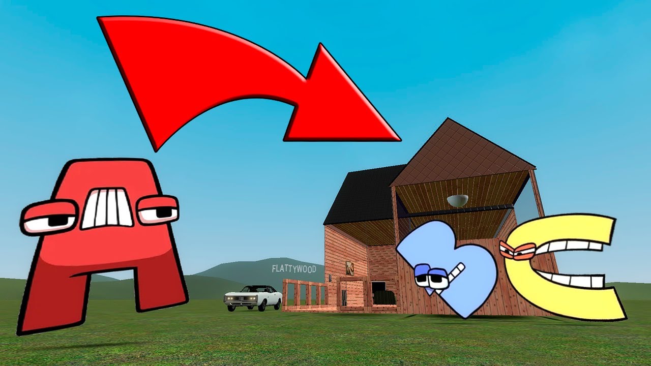 Alphabet Lore Family vs Epic Houses in Garry's Mod Part 13