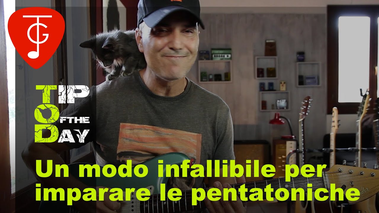 Pentatoniche: Pochi step per suonarle su tutto il manico della chitarra e memorizzare le posizioni.