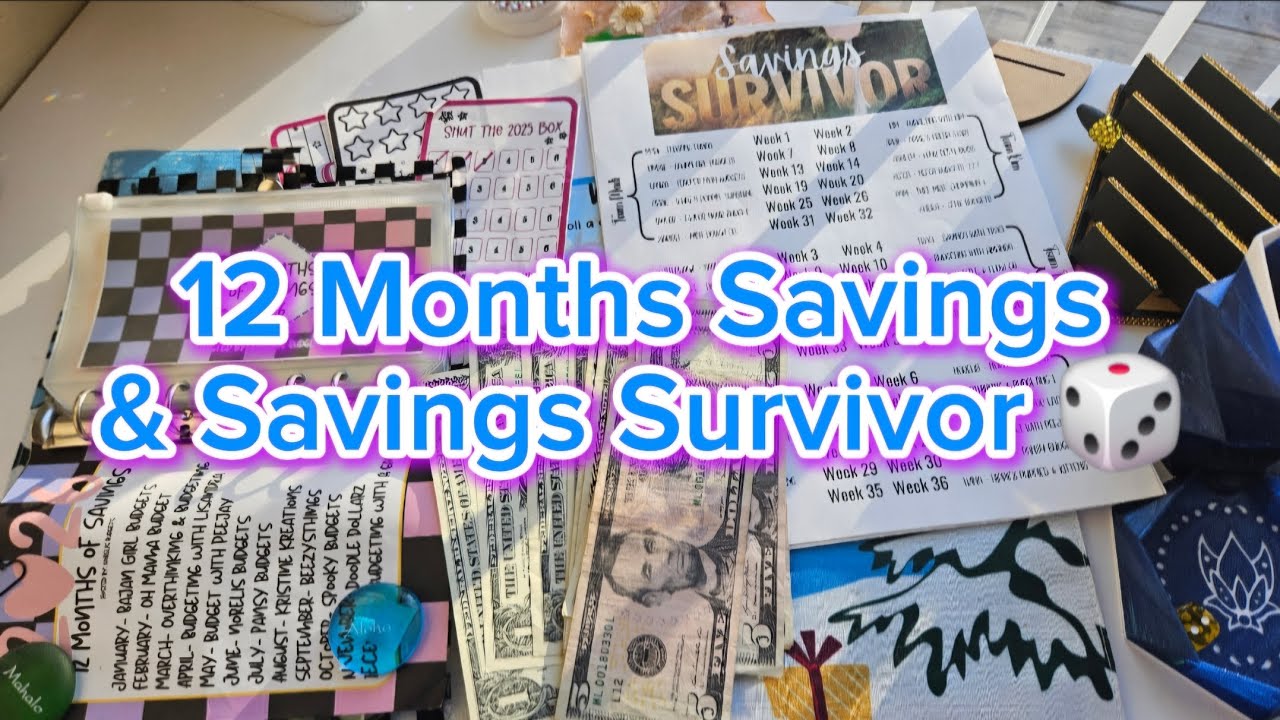 🎲✨️12 Months of Savings Collab✨️Savings Survivor Challenge✨️Did I pass week 2🫣✨️ #monthlysavings✨️🎲