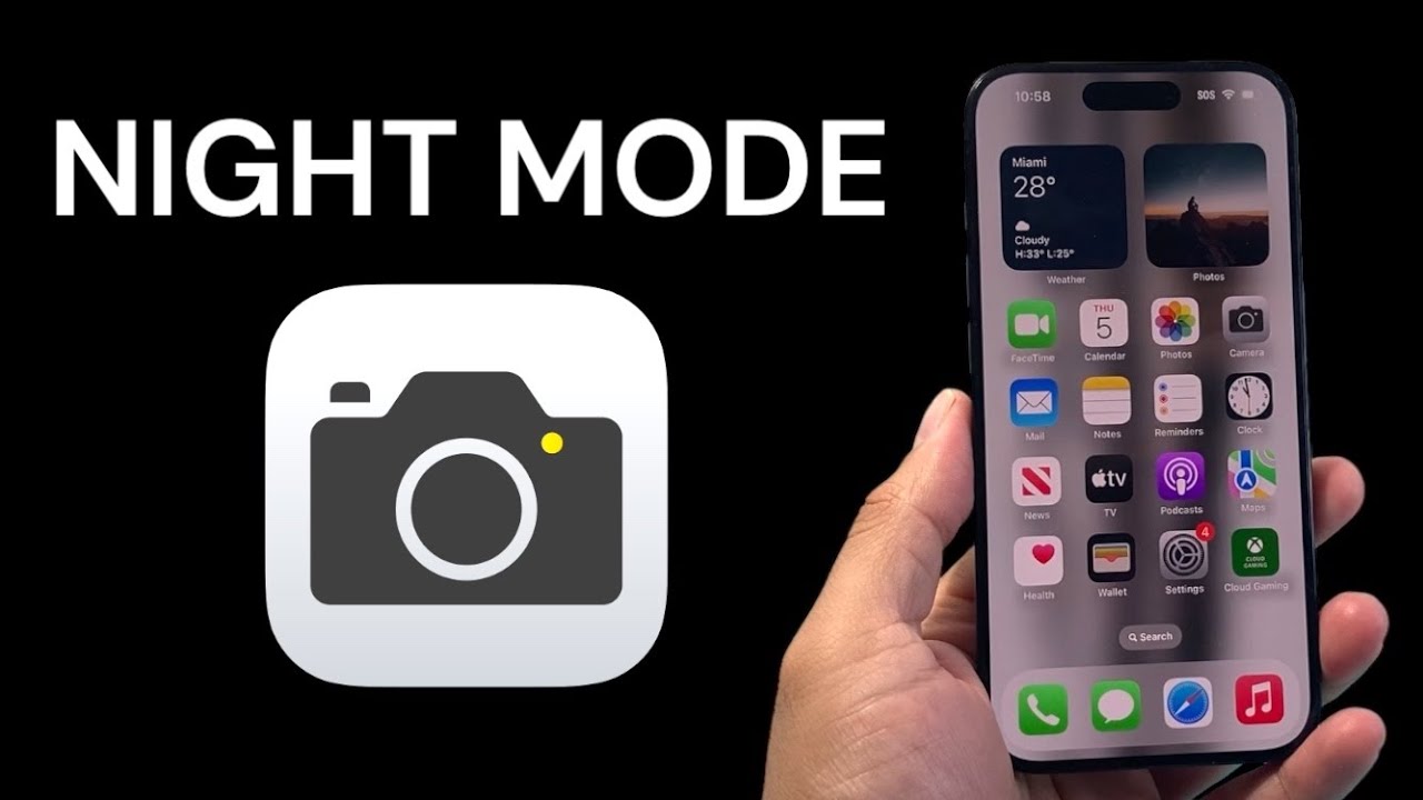 How To Turn On Night Mode on iPhone Camera