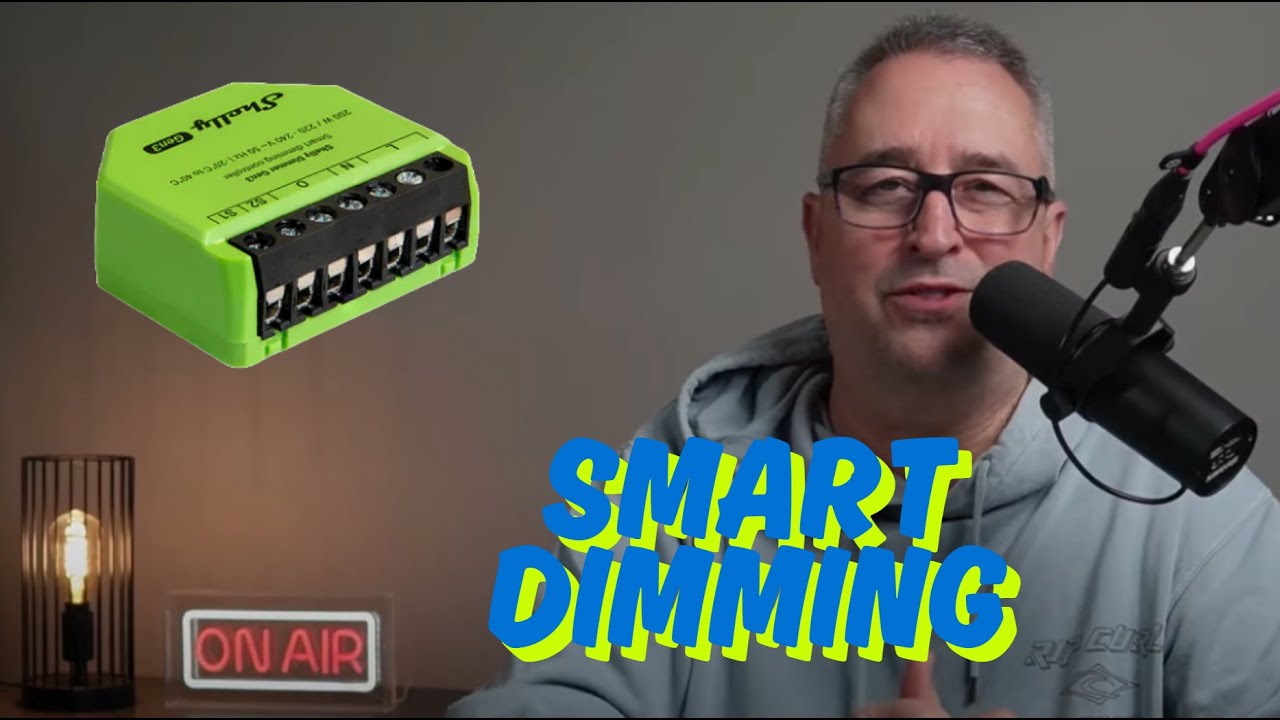 Turn any Light Switch into a Dimmable Light with the Shelly Dimmer!