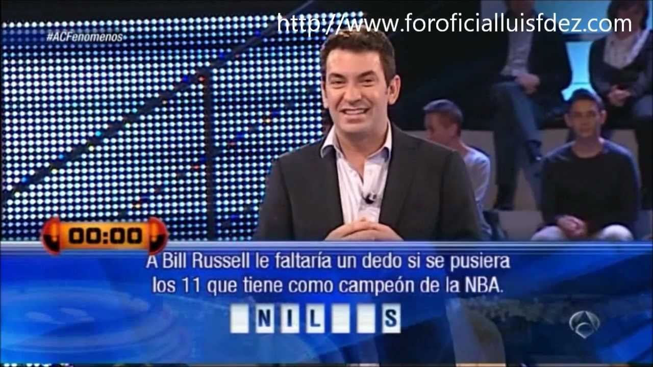 Luis en el Especial Fenómenos de Ahora Caigo