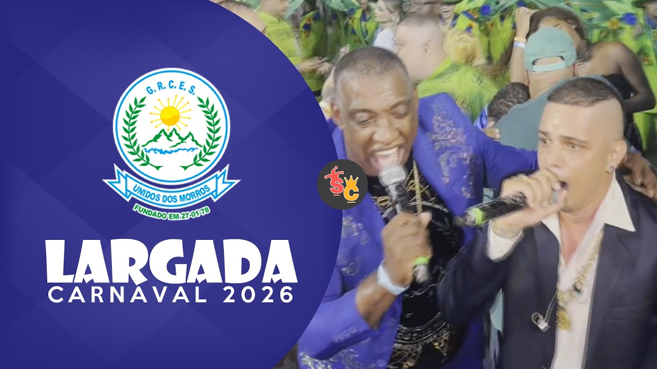Largada do Desfile Oficial | Unidos dos Morros | Santos Carnaval 2026