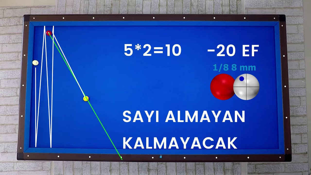 Zigzag Sistem Bilardo Teknikleri Dersleri 3 Bant Bilardo Nasıl Oynanır