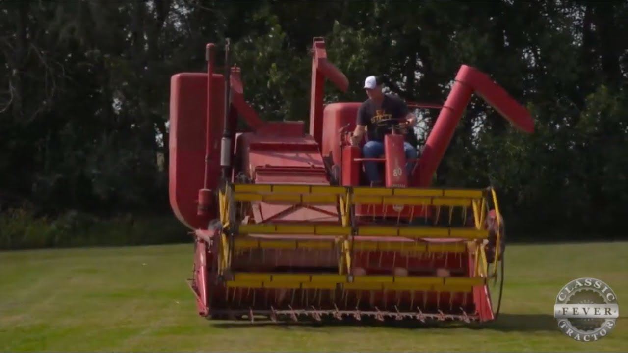 САМЫЙ КУЛЬТОВЫЙ АМЕРИКАНСКИЙ КОМБАЙН — комбайн Massey-Harris Model 80 1956 года