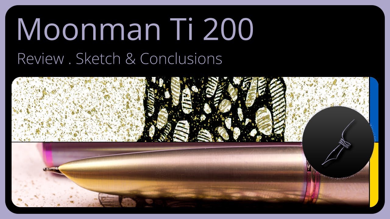 Moonman / Majohn Ti 200 fountain pen - 14k nib
