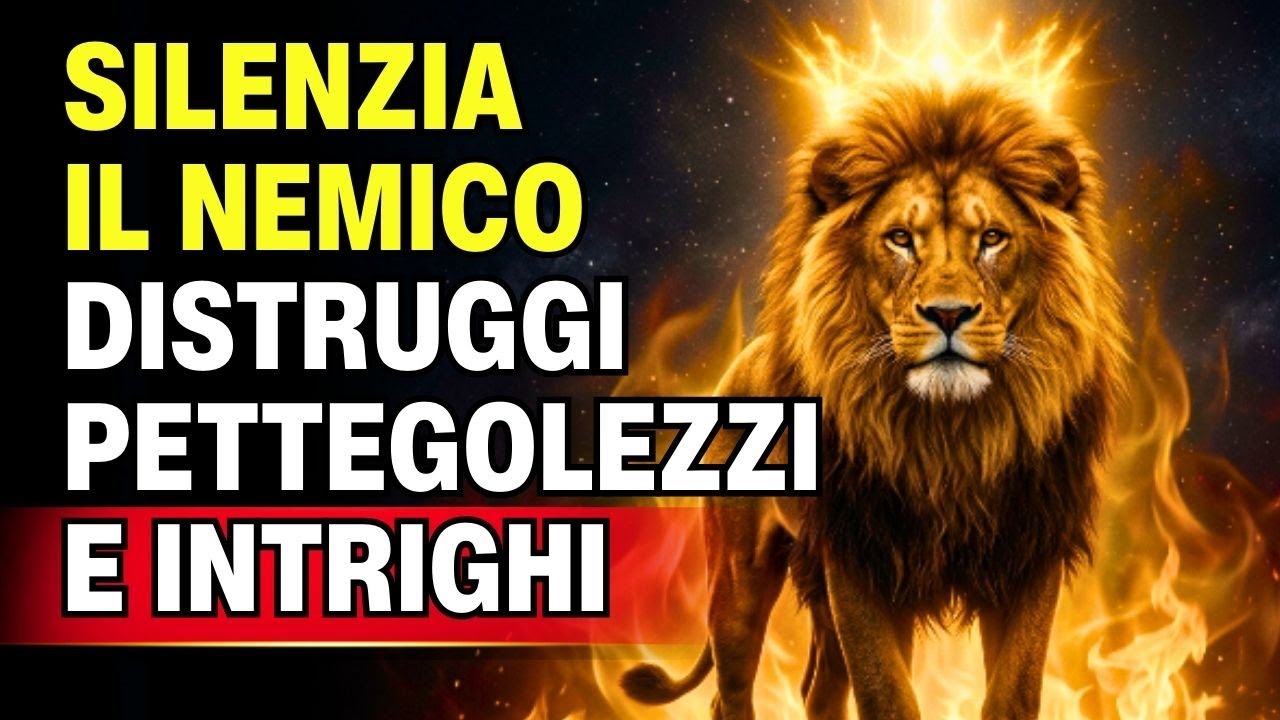 🩸 Il Sangue di Gesù SILENZIA Ogni Lingua Che Cospira Contro di Te, Preghiera di Protezione