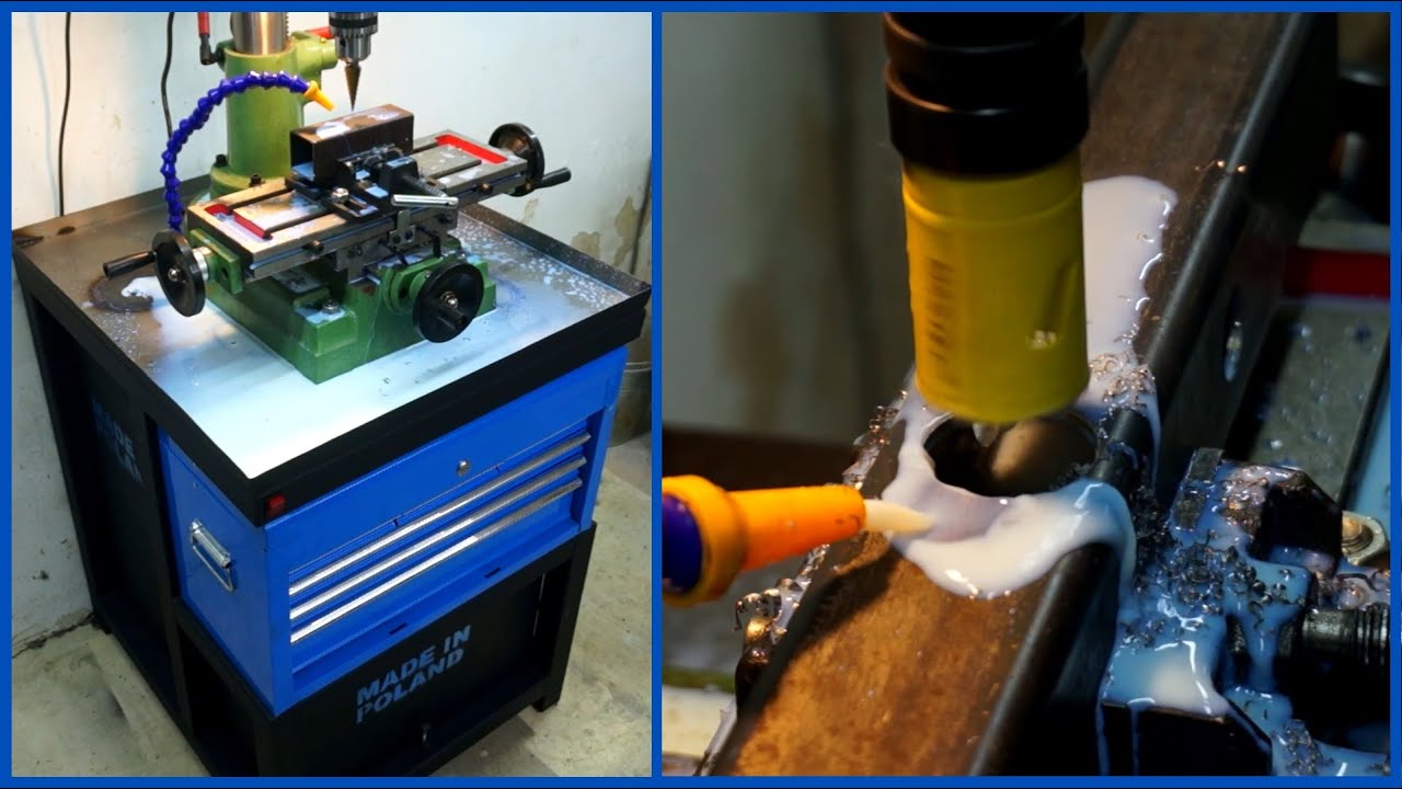 Drill press STAND with COOLANT SYSTEM